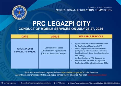 prc legazpi contact number|A N N O U N C E M E N T .